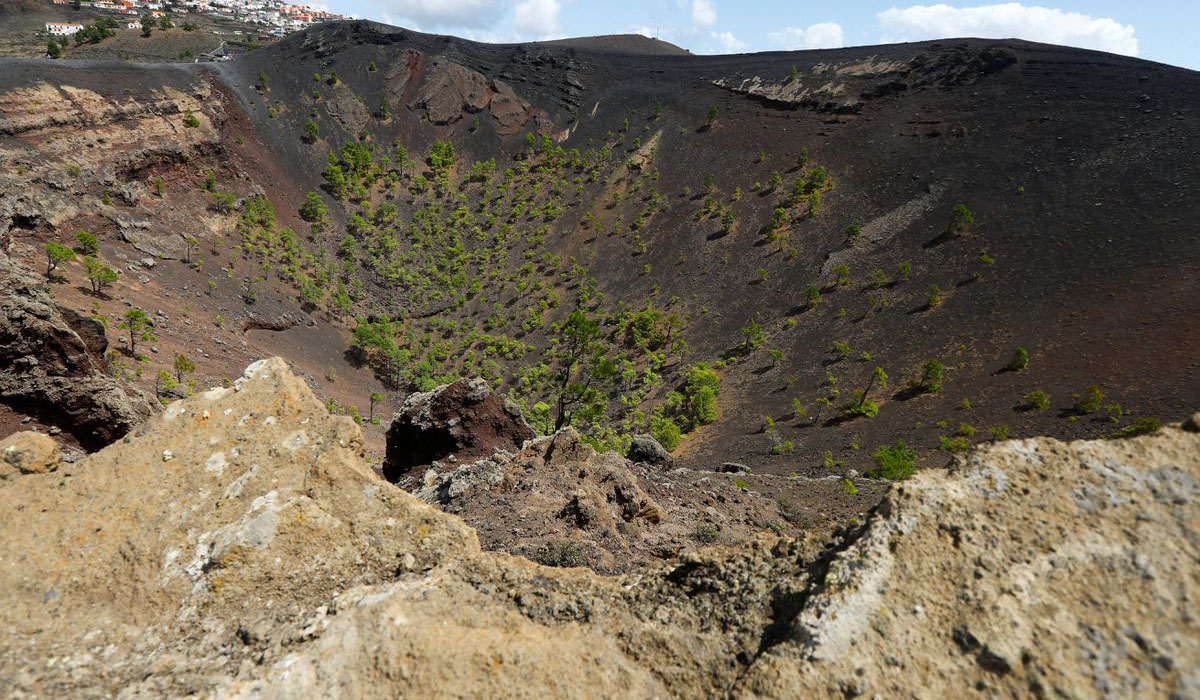 San Antonio Volcano on the Canary Island of La Palma